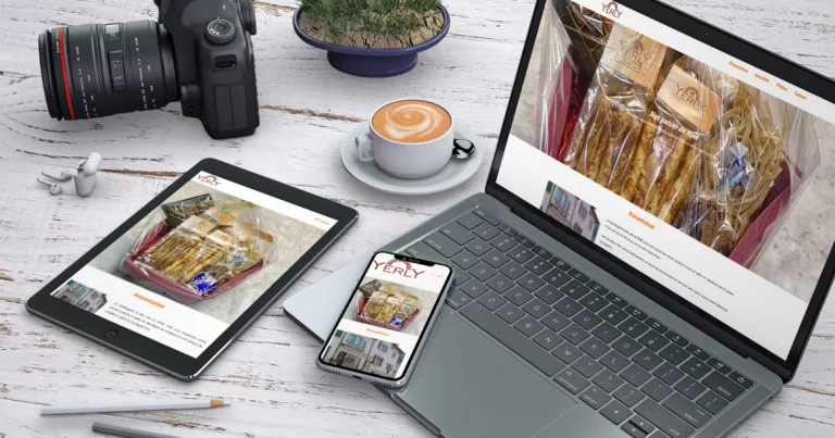 Site internet de la Boulangerie Yerly