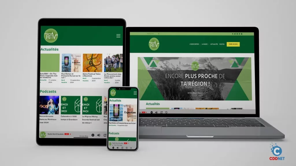 Nouveau site pour une webradio vaudoise !